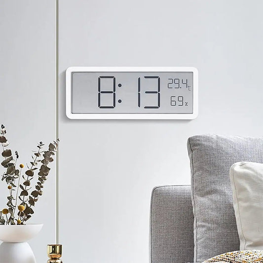 TIMESENSE – Large Digital Wall Clock with LED Display and Climate Sensor