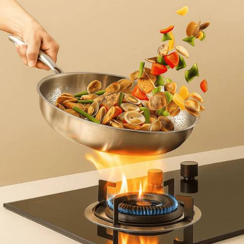 Titan Premium Pan – Hammered Titanium Pan for All Heat Sources
