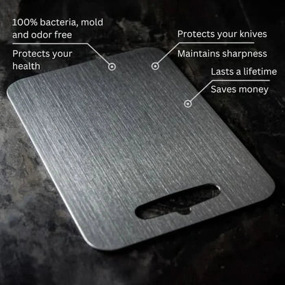 TITANSLICE – Titanium Cutting Board with Hygienic & Durable Surface