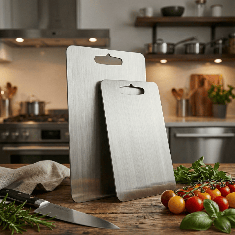 TITANSLICE – Titanium Cutting Board with Hygienic & Durable Surface