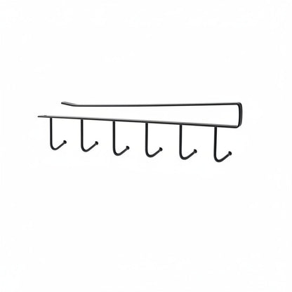 UTILIRACK – Under Cabinet Hook Rail for Utensils & Cookware