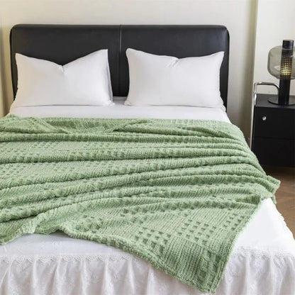 VELVETERRA – Thick Velvet Waffle Blanket for Warm Everyday Comfort