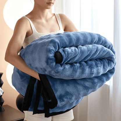 VELVETRA – Double-Sided Plush Fleece Blanket for Ultimate Warmth and Softness