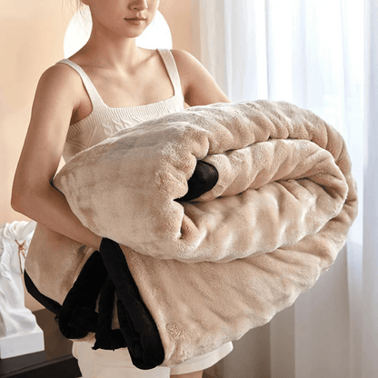 VELVETRA – Double-Sided Plush Fleece Blanket for Ultimate Warmth and Softness