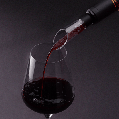 Vinolux 4-in-1 Electric Wine Opener Set – Corkscrew, Foil Cutter, Aerator & Vacuum Stopper
