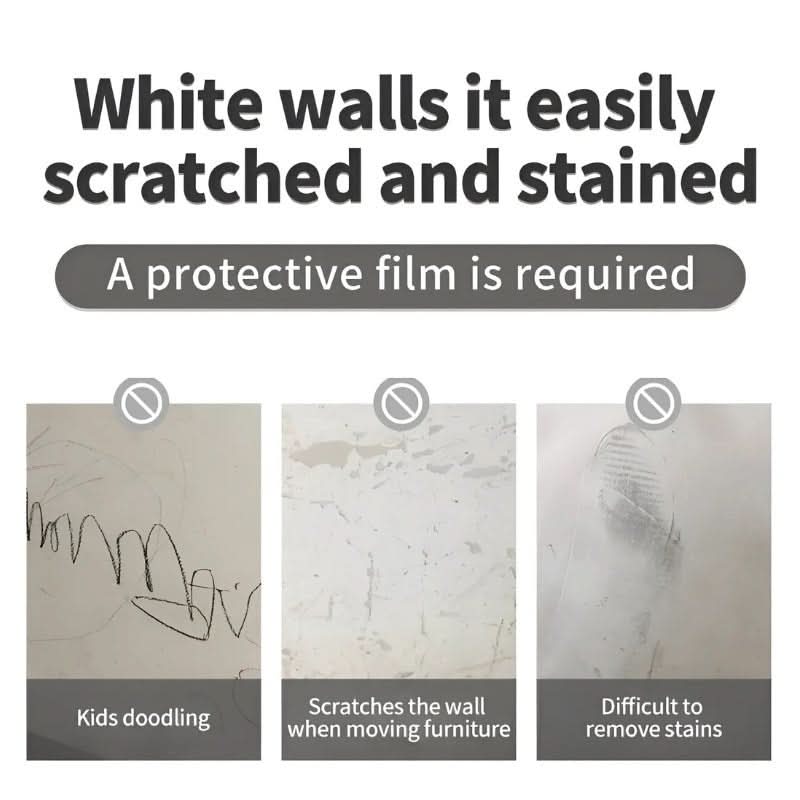 WALLSHIELD FILM – Transparent Wall Protection Film with Electrostatic Adhesion