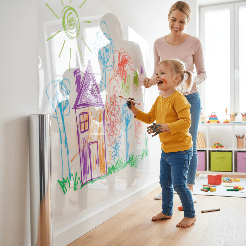 WALLSHIELD FILM – Transparent Wall Protection Film with Electrostatic Adhesion