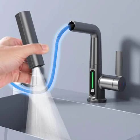 WATERMASTER – 360° Rotating Faucet with LED Temperature Display