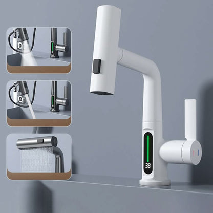 WATERMASTER – 360° Rotating Faucet with LED Temperature Display