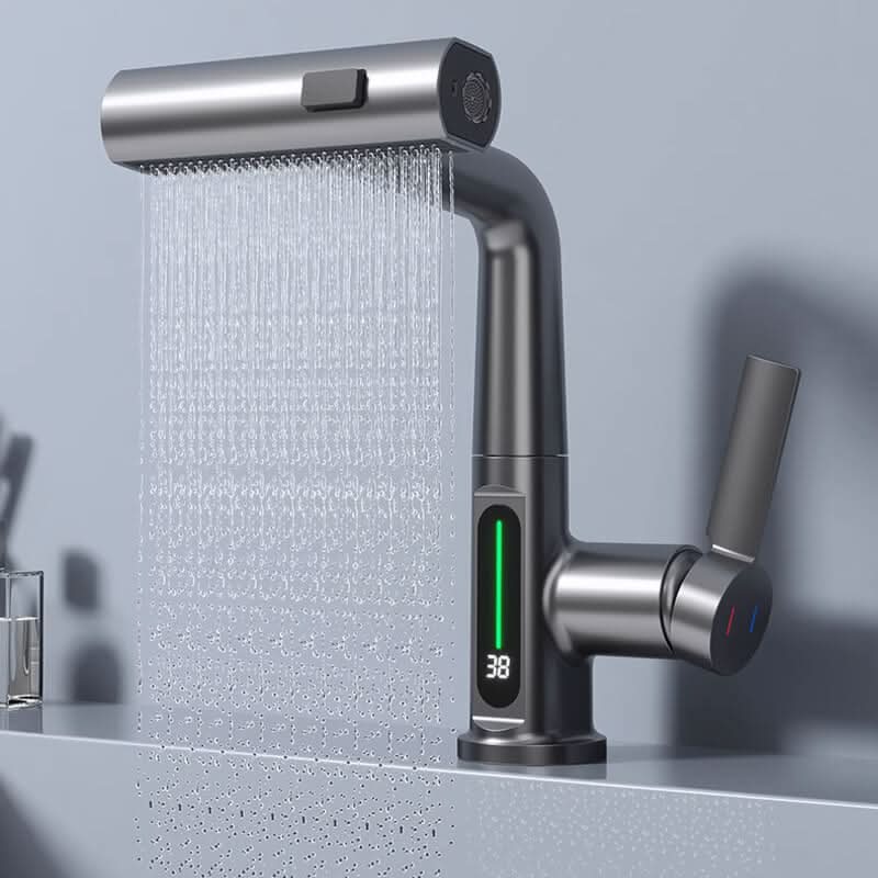 WATERMASTER – 360° Rotating Faucet with LED Temperature Display