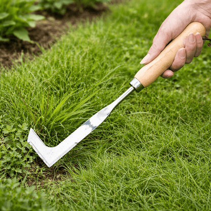 WEEDHOOK – L-Shaped Stainless Steel Tool for Precise Weeding