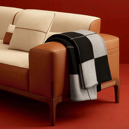 WOOLNEST – Premium Soft Wool Blanket for Interior Warmth & Comfort
