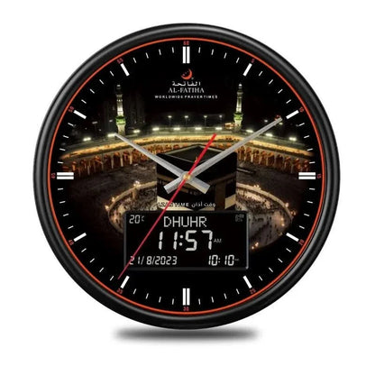 Zamora Time Prayer Clock – Automatic Global Prayer Times with Azan Alarm and Elegant Design