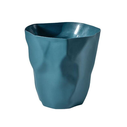 ZENLIVING – Irregular Trash Can with Clean Minimalist Space-Saving Style