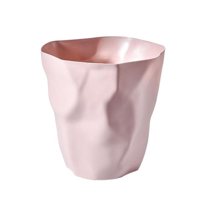 ZENLIVING – Irregular Trash Can with Clean Minimalist Space-Saving Style