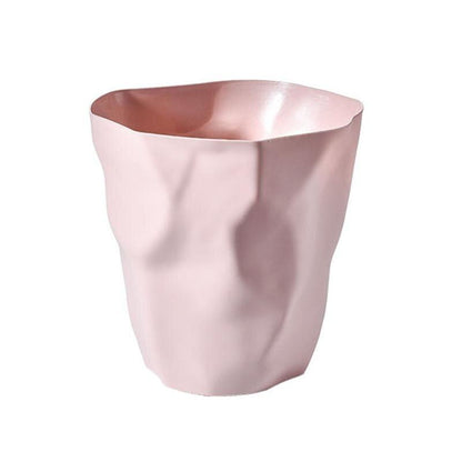 ZENLIVING – Irregular Trash Can with Clean Minimalist Space-Saving Style